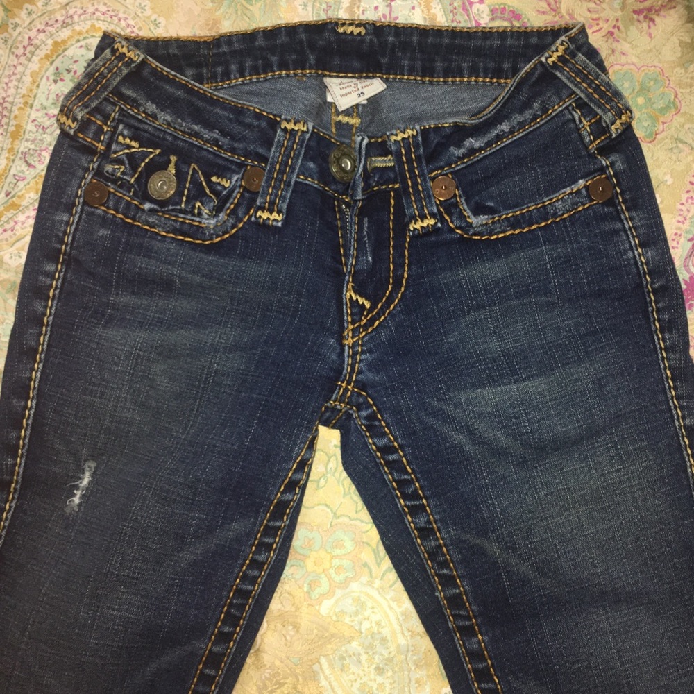 DARK WASH TRUE RELIGION JEANS